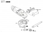 Bosch 3 601 H91 D00 Gws 22-230 Lvi Angle Grinder 230 V / Eu Spare Parts